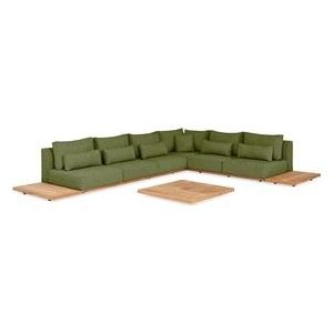 Loungeset Suns Aspen Hoekopstelling 2x3 Forest Green (6-delig)