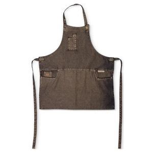 Schort Dutchdeluxes 5 Pocket Apron Goldish Black-66 x 67 cm