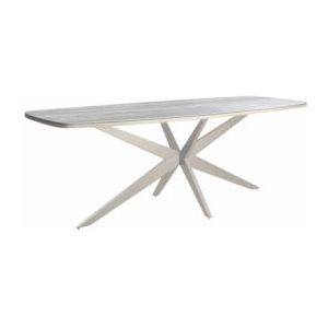 Tuintafel Yoi Calma High Dining Salix Travertin 270 x 110 cm