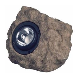 Luxform Tuinlamp Nebraska Solar LED Intelligent Hybride Steenkleurig