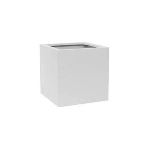 Bloempot Pottery Pots Essential Block M Matte White 40 x 40 x 40 cm