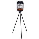 Terraslamp Luxform Solar Lighthouse Black 15 Lumen