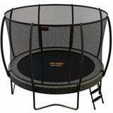 Trampoline Avyna Pro-Line 430 + Royal Class Veiligheidsnet + Ladder Camouflage