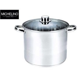 Michelino RVS soeppan – 23 liter - Ø34 x 25 cm (2e Kans Product)