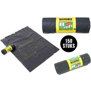 150 Komo Vuilniszakken - Trekband 60 liter