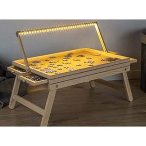 Hi Puzzelplaat met opberglades - Incusief verlichting - 1.000 Stukjes