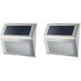 Hofftech LED Solar Wandlampen  - 2 stuks