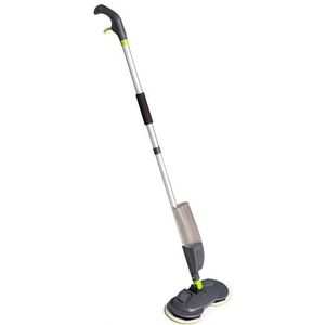 Shine Cyclonic Mop met Sprayer - Dweilsysteem - Roterende Dweil – Grijs/Groen