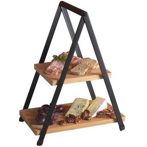 Gusta Etagere - Serveertoren - Gusta Piramide - 2-Laags - 28 x 16 x 35,5 cm