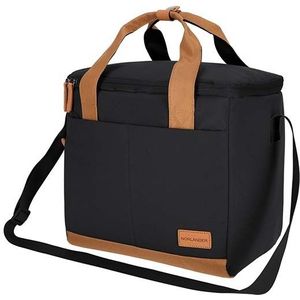 Norlander Koeltas Austin 20L - Retro Look - Zwart