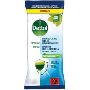 Dettol - Multi-Reinigingsdoekjes - Desinfecterend - 80 Doekjes