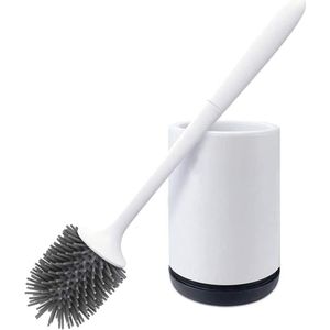Basic Siliconen Toiletborstel - Met houder