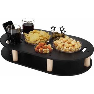 JENS Living Snack & Ontbijt plank - Mini bar - 50 x 30 x 11 cm - Zwart