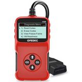 FEDEC OBD2 scanner - Auto uitleesapparatuur - Diagnoseapparaat - Rood