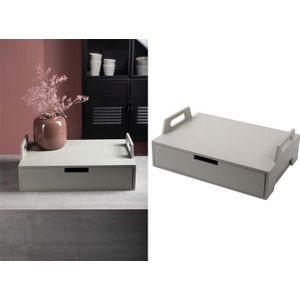 Gusta - Laptoptafel - Grijs - Hout