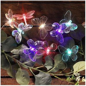 HI Lichtsnoer vlinders - 24 LED Vlinders - 20 cm