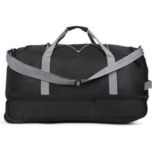 TravelZ Opvouwbare Reistas met Expander 80-95 ltr - Lichtgewicht weekendtas - Uitbreidbaar - Zwart