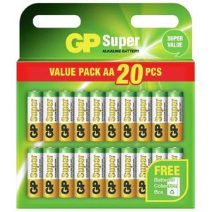 GP super alkaline AA batterijen 20-pack