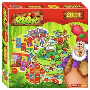 Kabouter Plop bordspel - 20 in 1 spel - 20 spellen