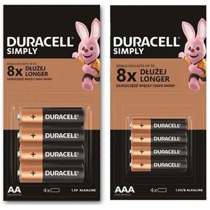 48 Duracell Simply Batterijen - AA of AAA