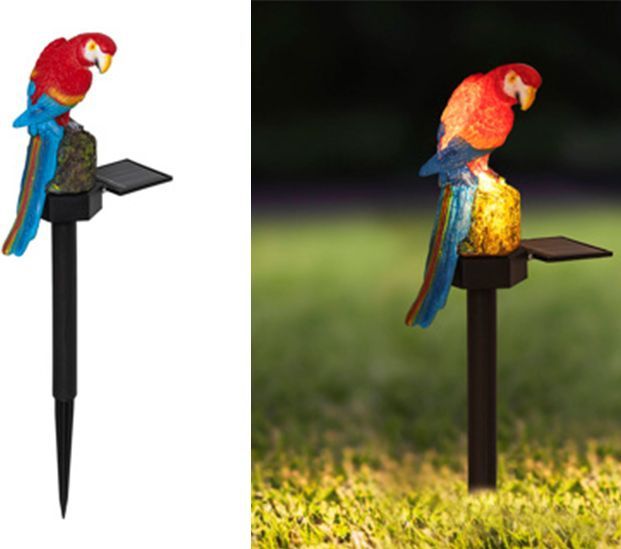 Hi LED Solar papegaai tuinlamp