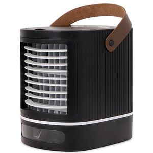 SENZA USB Mini Aircooler - Luchtkoeler Compact - Met handvat - Zwart