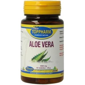 Toppharm Aloe vera 2000 mg 60 tabletten