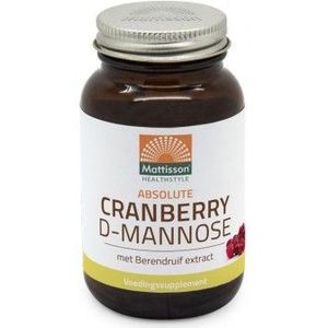 Mattisson Cranberry D-mannose met berendruif extract 90 tabletten