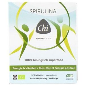 Chi Natural Life Spirulina navul 570 tabletten