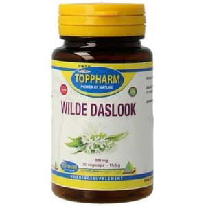 Toppharm Wilde Daslook 300 mg puur 30 vcaps