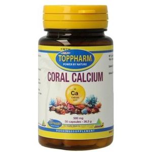 Toppharm Coral Calcium 500 mg 50 capsules