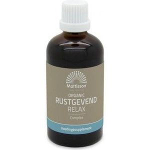 Mattisson Organic rustgevend relax complex tinctuur 100 ml