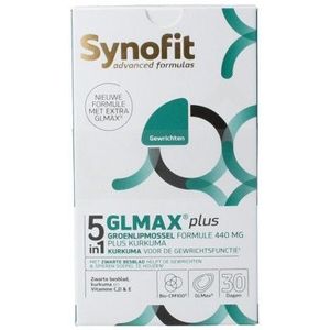 Synofit GLMAX 5-in-1 plus groenlipmossel 120 softgels