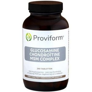 Proviform Glucosamine chondroitine complex MSM 240 tabletten