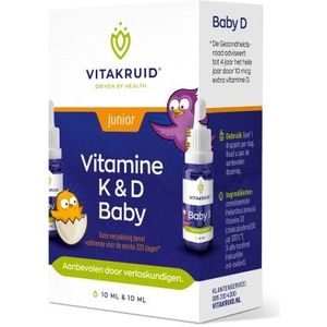 Vitakruid Vitamine K & D Baby 2x 10 ml
