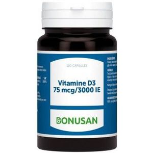 Bonusan Vitamine D3 75 mcg 120 softgels
