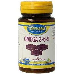 Toppharm Omega 3-6-9 1000 mg 30 softgels
