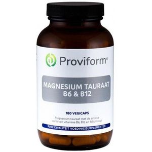 Proviform Magnesium tauraat B6 & B12 180 vcaps