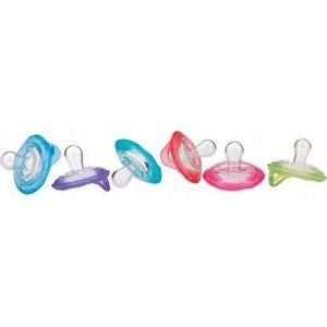Nuby Natural flex cherry fopspeen 0-6 maanden 2 stuks
