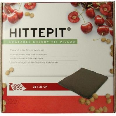 Hittepit® Vierkant ECO Kersenpitkussen - Pittenzak Magnetron - 27cm x 27cm