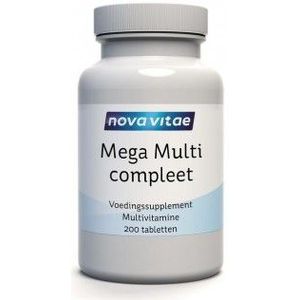 Nova Vitae Mega multi compleet 200 tabletten