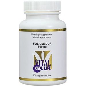 Vital Cell Life Foliumzuur 800 mcg B9 100 vcaps