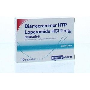 Healthypharm Loperamide 2 mg diarreeremmer 10 capsules