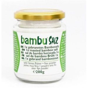 Bambu Salz Bamboezout zeer fijn 1x gebrand 200 gram
