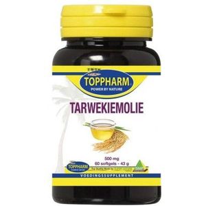 Toppharm Tarwekiemolie 500 mg 60 softgels