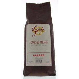 Geels koffie en thee Espresso milano donkere bonen 1 kg