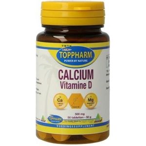 Toppharm Calcium Vitamine D 50 tabletten