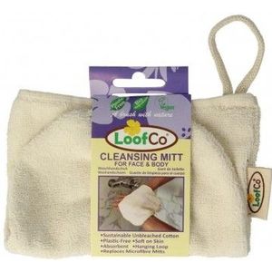 Loofco - Cleansing Mitt - Washandje - Ongebleekt - 100% Katoen - 16x19cm