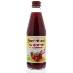 Zonnatura Cranberrysap puur 330 ml