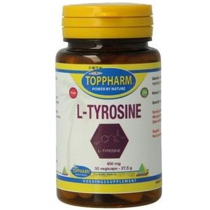 Toppharm L-tyrosine 450 mg puur 50 vcaps